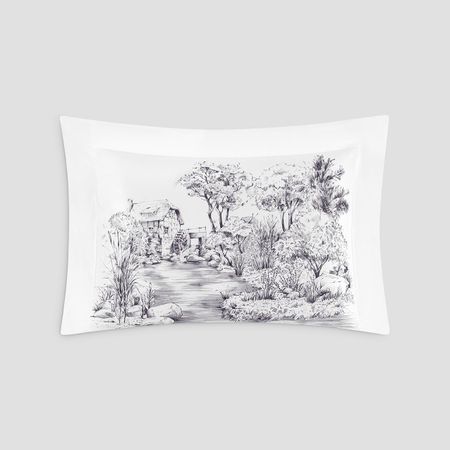 Комплект наволочек Togas Горанна белый с серым 50х70 см