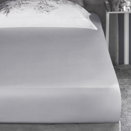 Простыня на резинке Togas Горанна серая 180х200+35 см