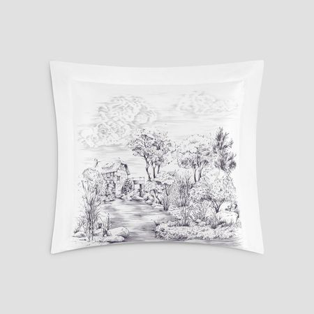 Комплект наволочек Togas Горанна белый с серым 70х70 см