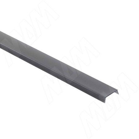 Рассеиватель плоский черный матовый для профиля FM1/F, SM6, WD3, L-3000 (LSPA-DIF1.1/F-BL-3)