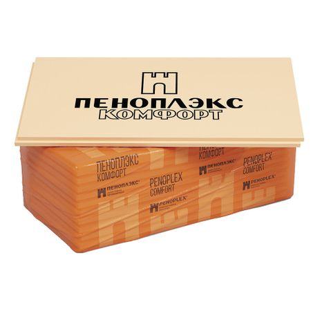 Экструдированный пенополистирол Пеноплэкс Комфорт 40х585х1185 мм пенополистирол пеноплэкс теплекс 1185х585х50мм