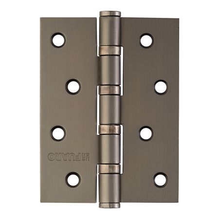 Петля Fuaro карточная универсальная неразъемная 100х75 мм графит петля универсальная fuaro 4bb 125x75x2 5 мм латунь