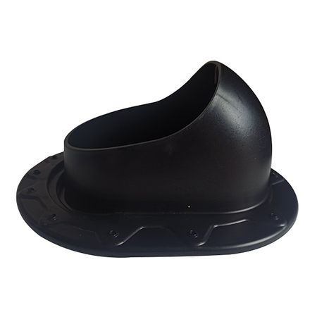 Проходной элемент Поливент для готовой кровли из гибкой черепицы черный RAL 9005