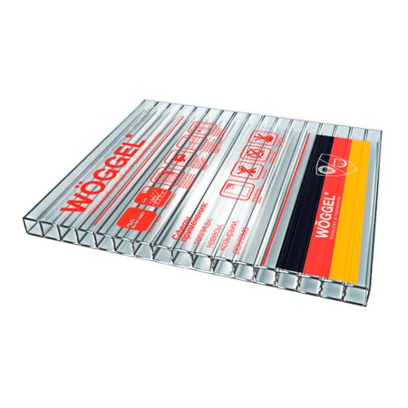 Поликарбонат сотовый Woggel 4 мм 2,1х6 м прозрачный галина михайловна бинто словарный сотовый тренажер для начальной школы