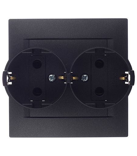 Розетка Simon 15 встраиваемая графит (1590459-038) российская федерация федеративное устройство крым в составе рф