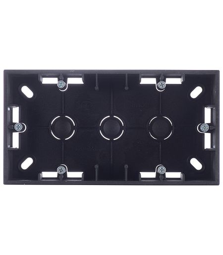 Коробка монтажная Simon 15 двухместная накладная графит (1590752-038)