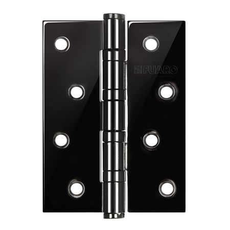 Петля Fuaro карточная универсальная неразъемная 100х75 мм черный глянец