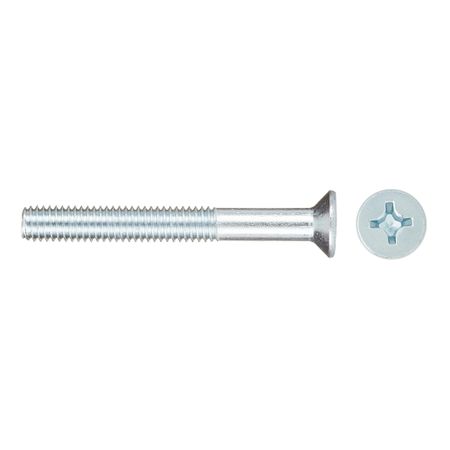 Винт оцинкованный M6x50 мм DIN 965 потайная головка (6 шт.)