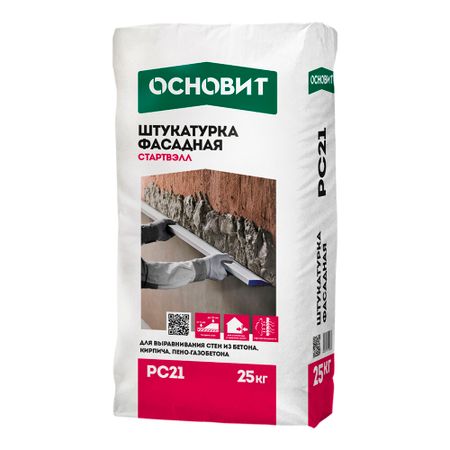 Штукатурка цементная Основит Стартвэлл РС211 М 25 кг