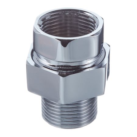 Американка прямая 3/4 ВР(г) х 3/4 НР(ш) хром латунная