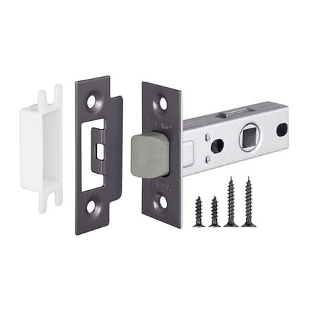 Защелка межкомнатная Fuaro Plastic P12-45-25 графит