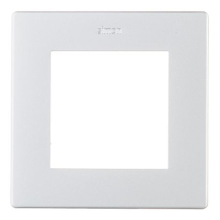 Рамка Simon 24 Harmonie одноместная алюминий (2400610-033)