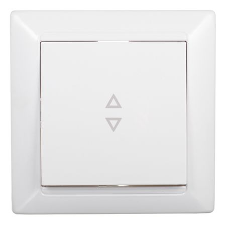 Переключатель Svet одноклавишный встраиваемый белый (SV1001-0016)