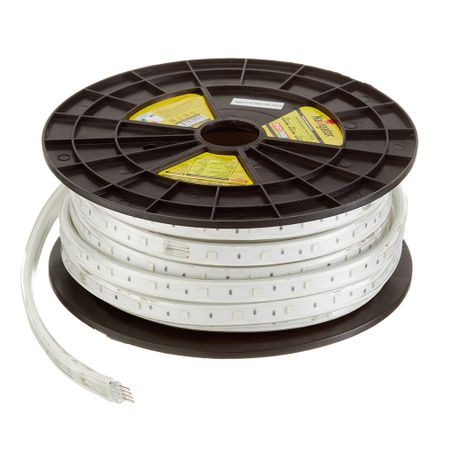 Лента светодиодная SMD 5050 RGB свет 220 В 7,2 Вт/м 20 м IP67 Navigator (145164)