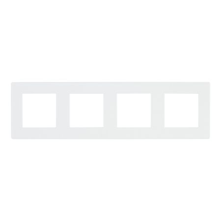 Рамка Simon 24 Harmonie четырехместная белая (2400640-030)