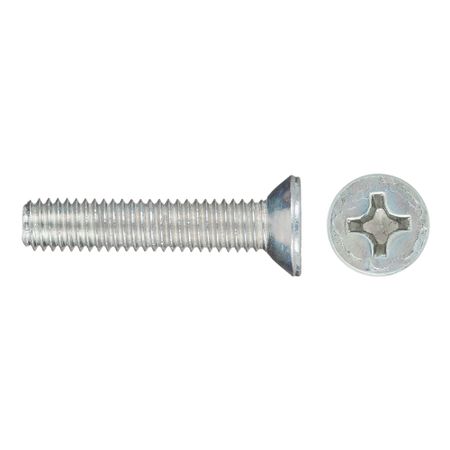 Винт оцинкованный M6x30 мм DIN 965 потайная головка (9 шт.)