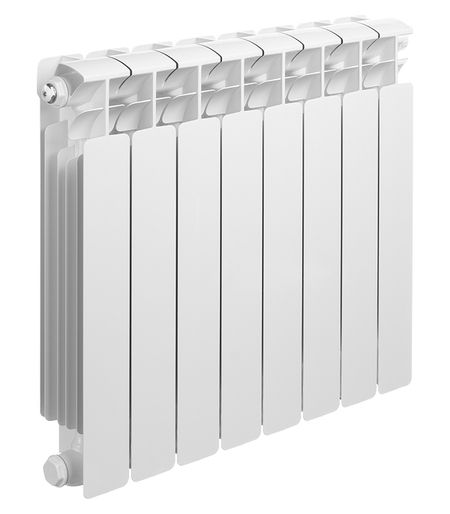 Радиатор биметаллический Rifar Base Ventil 500 мм 8 секций 3/4 нижнее правое подключение белый елена юрьевна бархатова комментарий к конституции российской федерации с учетом образования в составе рф новых субъектов