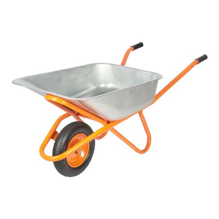 Тачка садово-строительная одноколесная Строймаш 90 л 170 кг (17031/17011) пневматические клапаны 4v110 4v210 4v310