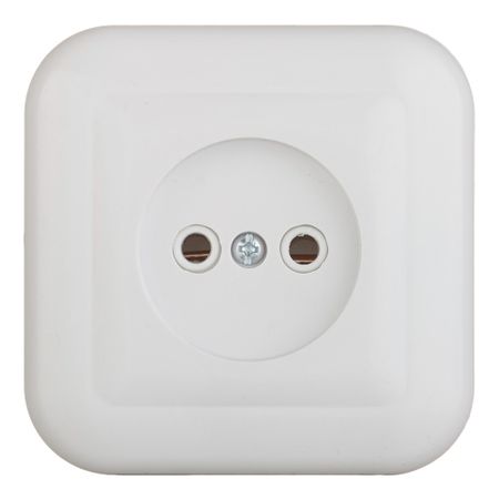 Розетка Svet Стиль встраиваемая белая (0214-00101)