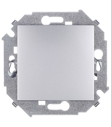 Выключатель Simon 15 одноклавишный встраиваемый алюминий (1591101-033) российская федерация федеративное устройство крым в составе рф