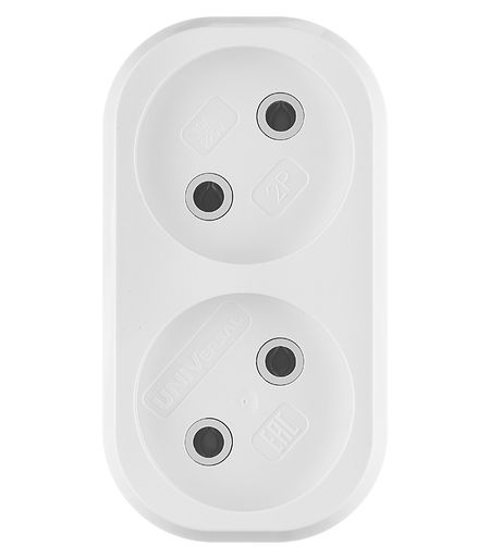 Разветвитель 2 розетки UNIVersal 10 А 230 В 2,2 кВт белый (А202) жанель харрис держи друзей близко