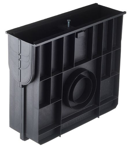 Пескоуловитель для лотка водоотводного пластиковый 500х160х420 мм Gidrolica (808)