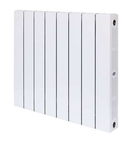 Радиатор биметаллический Rifar Supremo 500 мм 8 секций 3/4 боковое подключение белый лента цифр математика раскладной плакат из 9 секций упаковка фгос