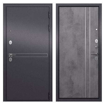 Дверь входная Mastino Раин правая букле графит - бетон 960х2050 мм дверь входная профи про 2060х860х45мм правая металл