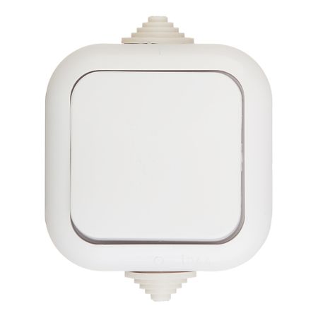 Выключатель Svet одноклавишный накладной белый (0601-00011)