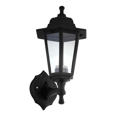 Светильник садово-парковый настенный Svet Леда черный E27 60 Вт IP44 (1201-01291/2189)