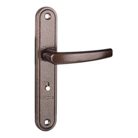 Ручка дверная Гардиан 41.31 прямоугольная розетка античная медь