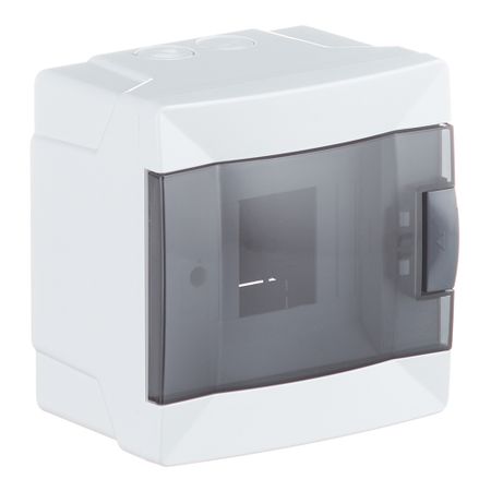 Щит распределительный навесной Makel ЩРН-П-4 пластиковый IP40 136х140х94 мм 4 модуля белый