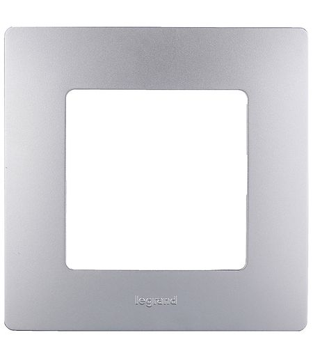 Рамка Legrand Etika одноместная алюминий (672551)