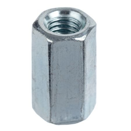 Гайка соединительная оцинкованная М8 х24 мм DIN 6334 (1 кг)