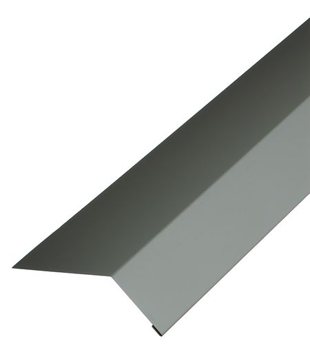 Планка карнизная для гибкой черепицы Grand Line 100х60-65 мм 2 м серая RAL 7005