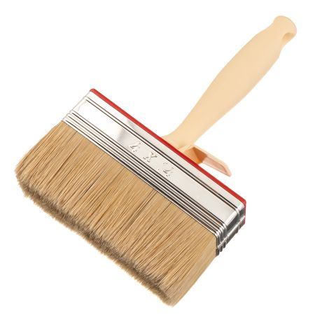 Кисть плоская натуральная щетина пластиковая ручка Beorol 140х41 мм для эмалей и лаков на алкидной основе 40 мм плоская широкая фотовспышка для сварщика горячим воздухом leister bak водонепроницаемый новый