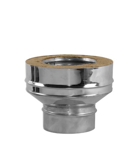 Переходник Вулкан V50R с d120 мм на d120х220 мм с изоляцией AISI 321/304 агостино траини вулкан горячая голова