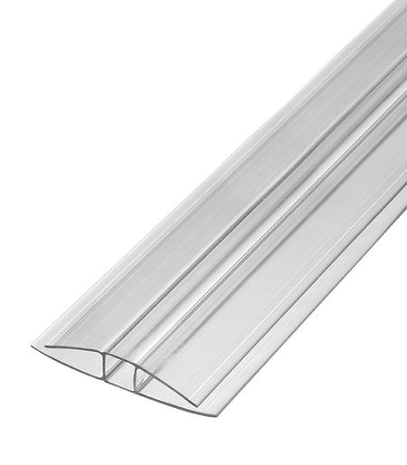 Профиль соединительный Н-образный для поликарбоната 4-6 мм 6 м