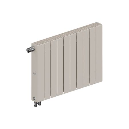 Радиатор биметаллический Rifar Supremo Ventil SVR 500 мм 10 секций 3/4 нижнее правое подключение белый заглушки для труб haoyunma пвх 20 25 32 40 50 63 75 90 110 160