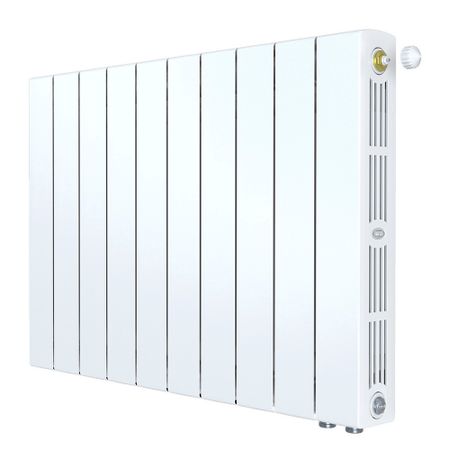 Радиатор биметаллический Rifar Supremo Ventil SVR 500 мм 10 секций 3/4 нижнее правое подключение белый
