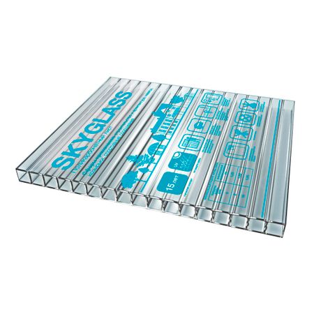 Поликарбонат сотовый Skyglass 4 мм 2,1х6 м Эко прозрачный галина михайловна бинто словарный сотовый тренажер для начальной школы