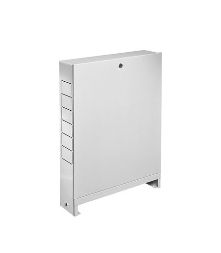 Коллекторный шкаф Stout ШРН-1 накладной 5 выходов (SCC-0001-000045) информационная наклейка курение запрещено по госту 9 86 0001