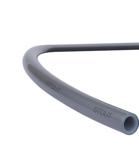 Труба PE-Xa Stout 20 х 2,8 мм из сшитого полиэтилена PN10 серая (SPX-0001-002028) информационная наклейка курение запрещено по госту 9 86 0001