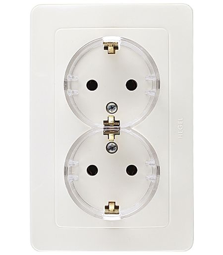 Розетка Hegel Master встраиваемая слоновая кость (РС16-381-01)