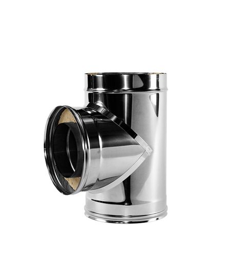 Тройник Вулкан V50R 90° х d120х220 мм с изоляцией AISI 321/304 агостино траини вулкан горячая голова