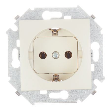 Розетка Simon 15 встраиваемая слоновая кость (1591432-031)
