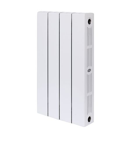 Радиатор биметаллический Rifar Supremo 500 мм 4 секции 3/4 боковое подключение белый