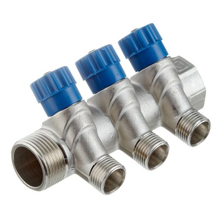 Коллектор Valtec 1 ВР(г) х 3 выхода 1/2 НР(ш) х 1 НР(ш) регулируемый (VTc.560.N.0603) владимир филиппович борисенко электромеханические системы транспортирующих механизмов монография