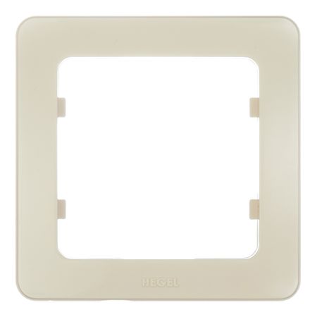 Рамка Hegel Master одноместная слоновая кость (Р401-01)