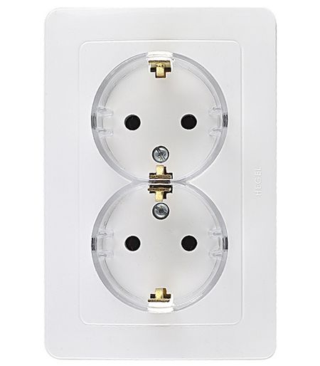 Розетка Hegel Master встраиваемая белая (РС16-381)